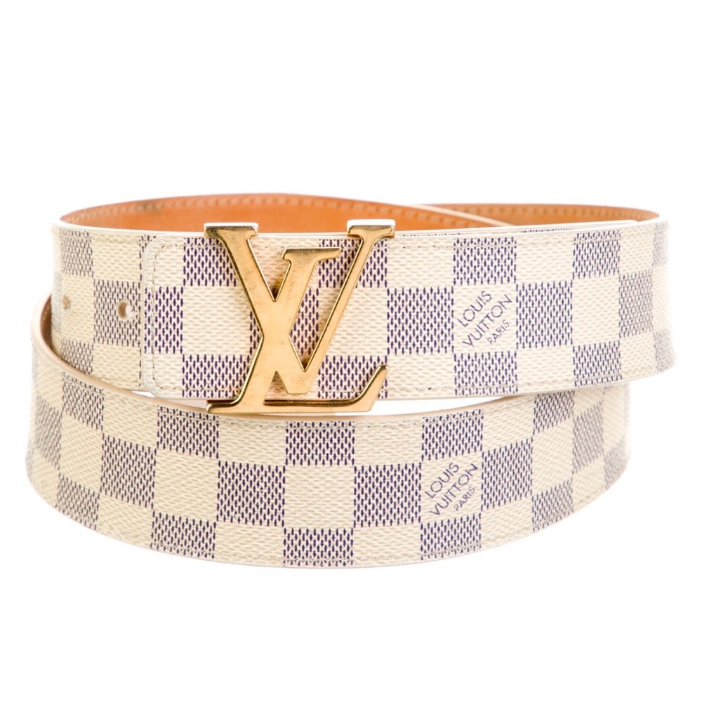 Louis Vuitton Beige and Gold Women's Belt